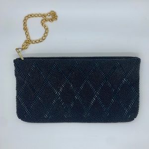 Wristlet Evening Clutch Black Purse